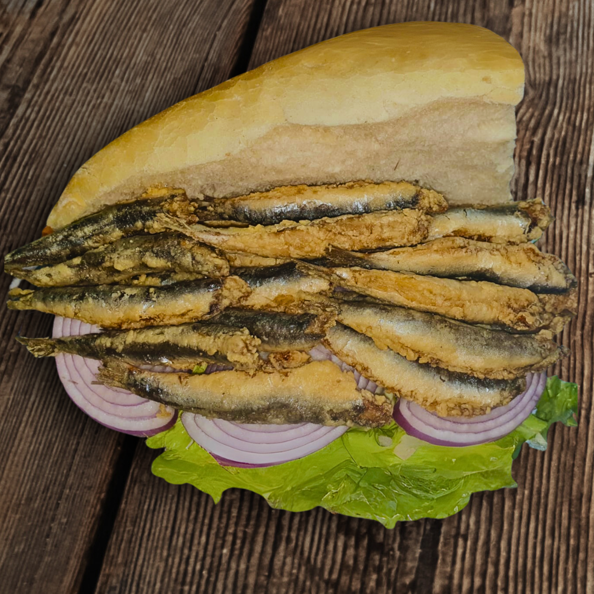 Hamsi Ekmek/ Anchovy Bread/ Sardellenbrot/ Pan de anchoas/ خبز الأنشوجة