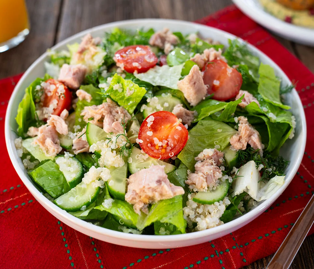 Ton Balıklı Salata/ Tuna Salad/ Thunfischsalat/ Ensalada de Atún/ سلطة التونة